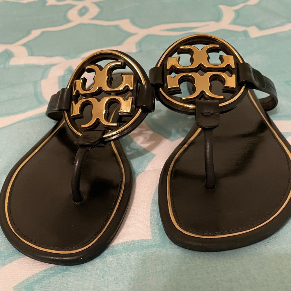 Tory Burch Miller Leather Sandals
